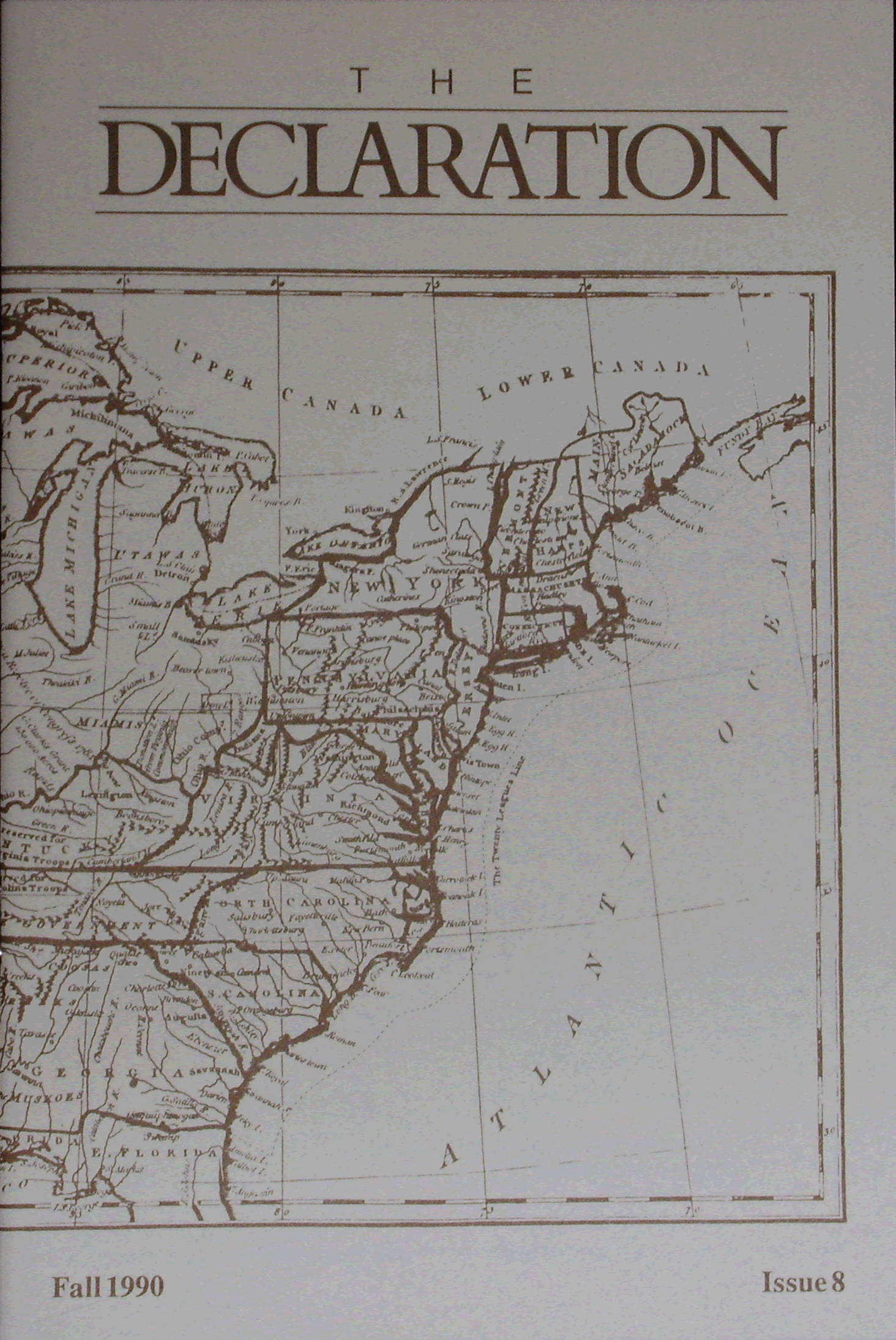 The Declaration Issue #8 The Declaration Issue #8
